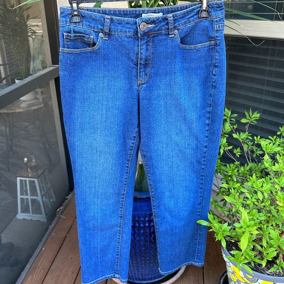 Coldwater Creek Denim - COLDWATER CREEK City Fit Crop Jeans - 12